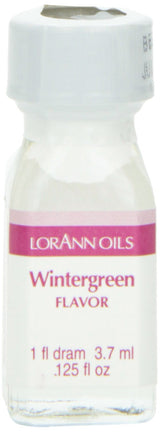 LorAnn Wintergreen SS Flavor, 1 dram bottle (.0125 fl oz - 3.7ml - 1 teaspoon) - 12 pack