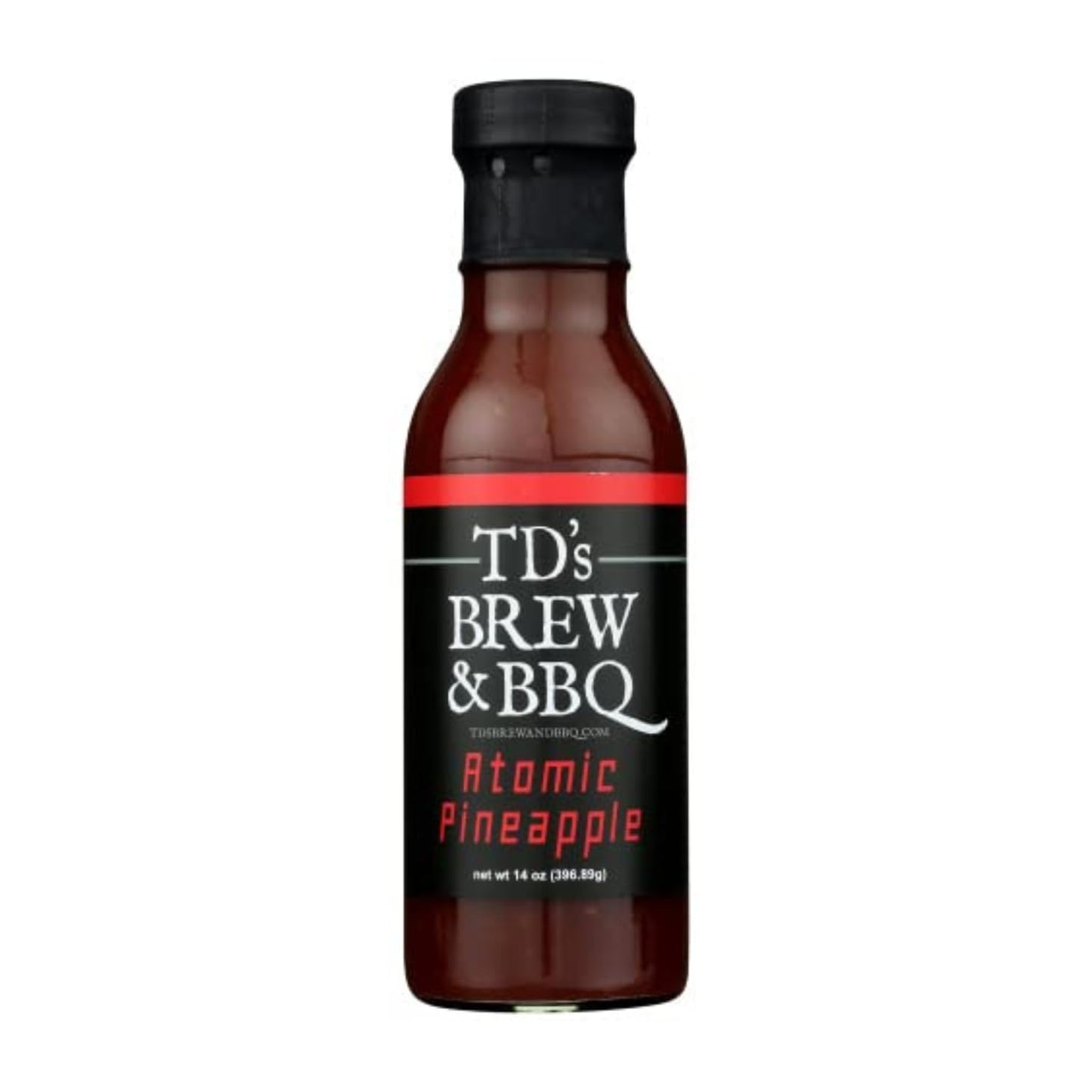 TD's Brew & BBQ "ATOMIC PINEAPPLE" Sauce/tds brew and bbq/pineapple/chile/barbecue sauce/stir fry/sweet & spicy