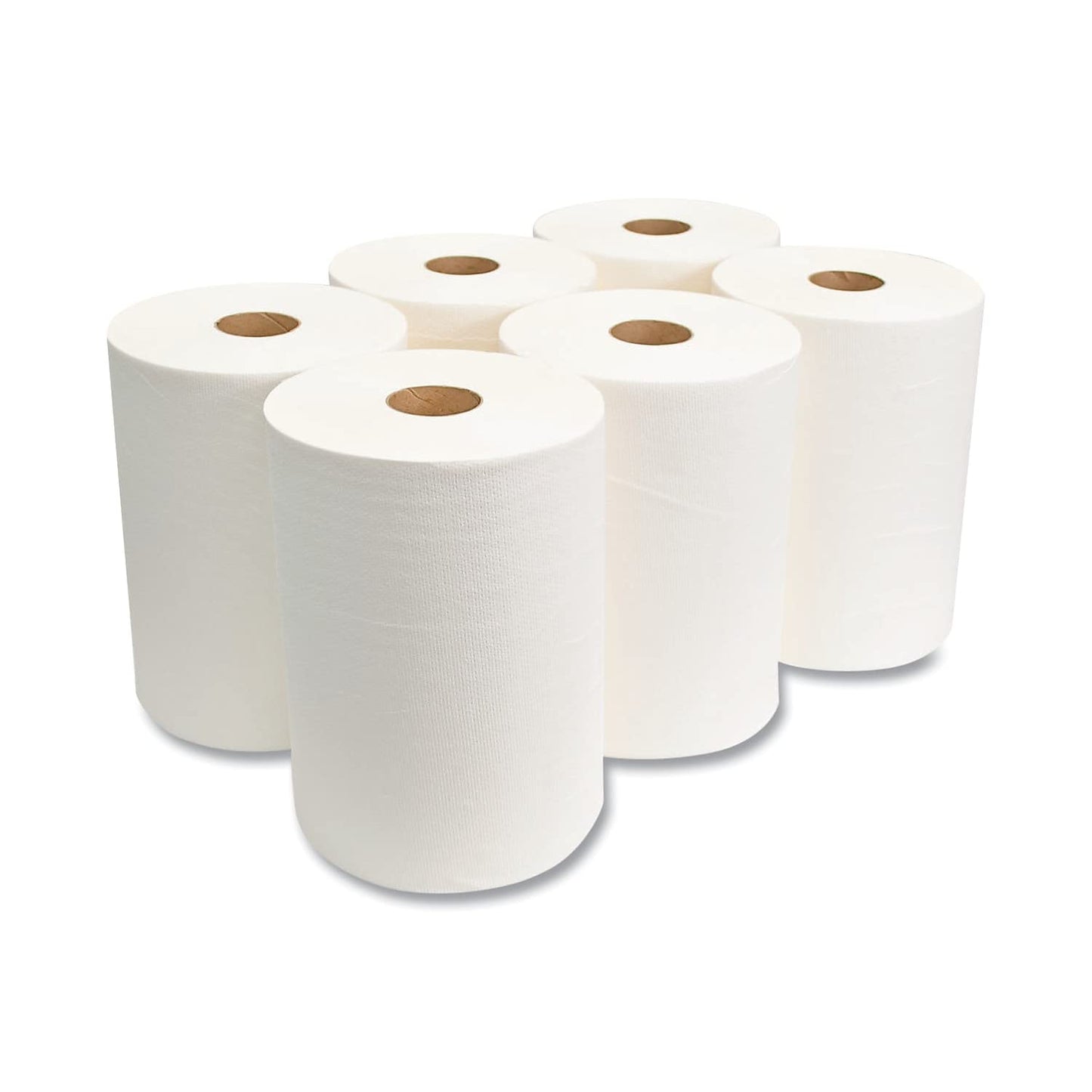 Morcon Paper M610 Hardwound Roll Towels, 1-Ply, 10-Inch x 500 ft, White, 6 Rolls/Carton