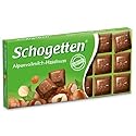 Schogetten Alpine Milk Hazelnut Chocolate Bar 100g (15-pack) by Schogetten