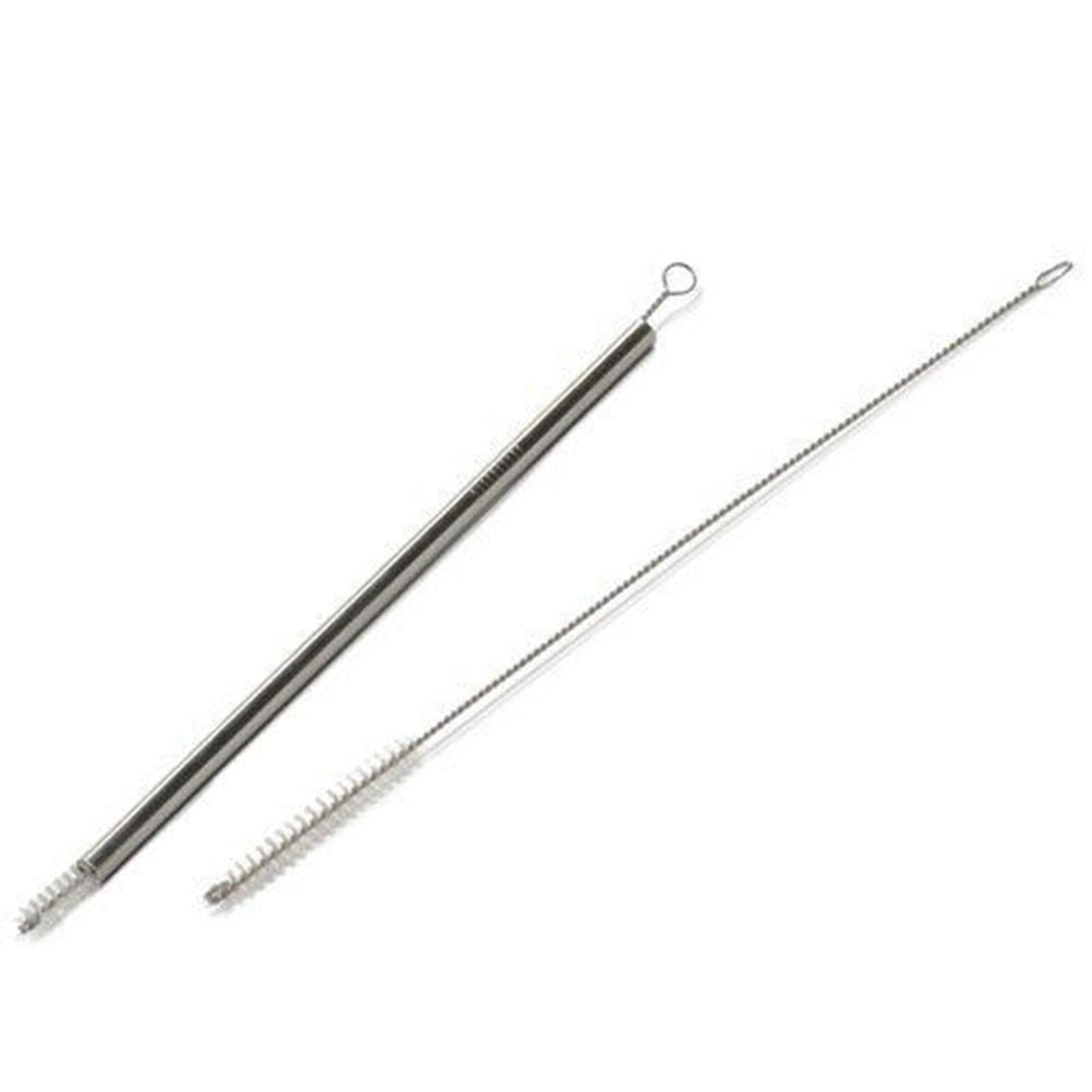HUJI Stainless Steel Straws Cleaning Brush Perfect for Reusable Tumbler Straws (2 Brushes)