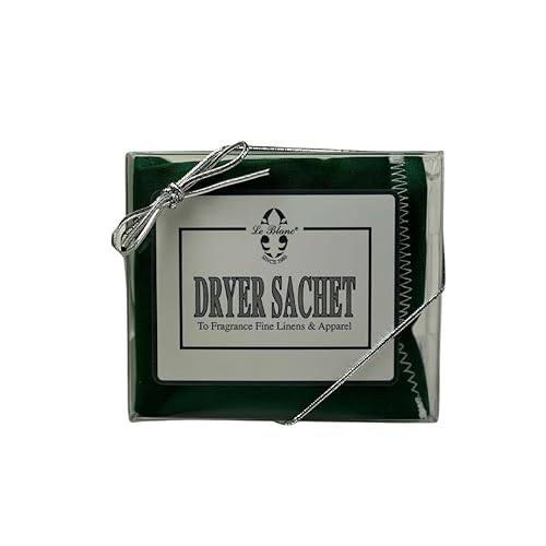 Le Blanc® Evergreen Woods Single Pack Dryer Sachet - Luxury Scented Fabric Sachet for Your Dryer (1 Pack)
