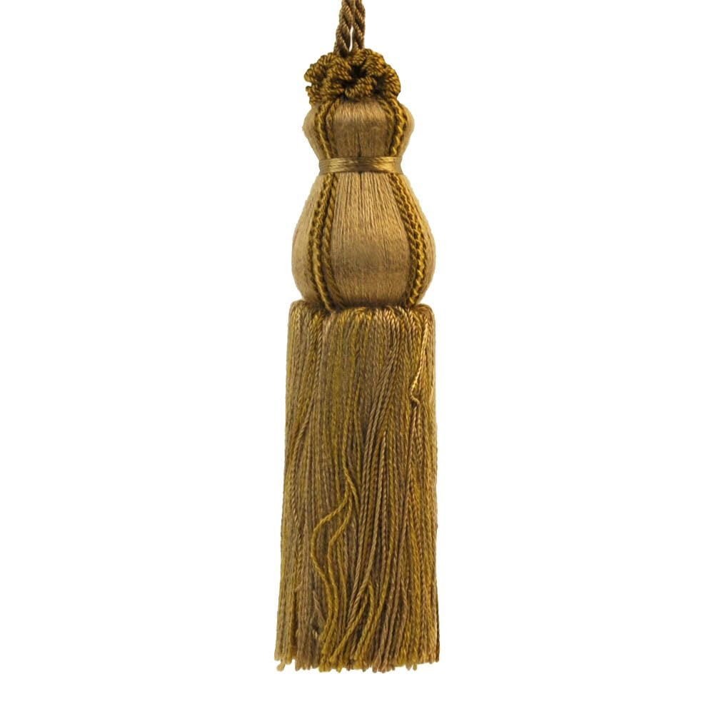 Belagio Enterprises 4 3/4-inch Long Key Tassel with a 4-inch Loop Cord | BT-5003-38 Toffee