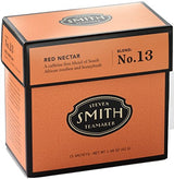 Smith Teamaker | Red Nectar No. 13 - Rooibos & Honeybush | Caffeine-Free Rooibos Blend (15 Sachets - 1.48oz each)