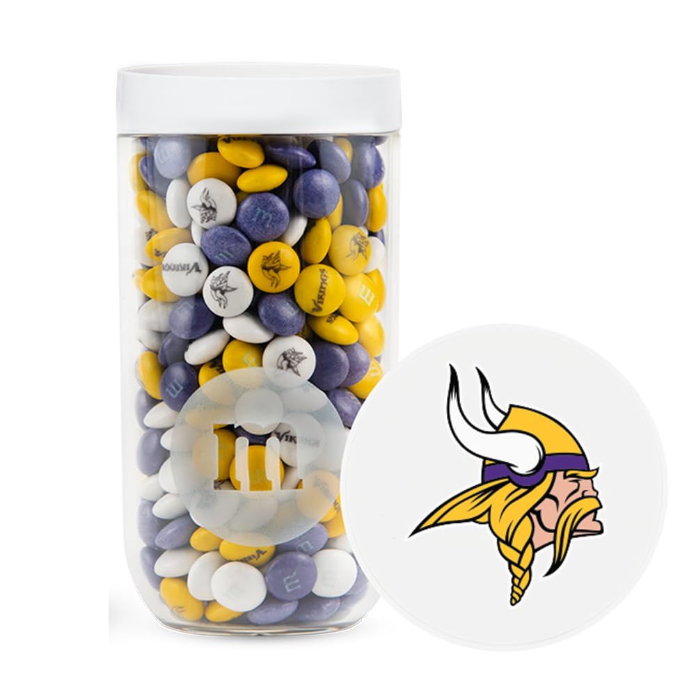 M&M'S NFL Minnesota Vikings Milk Chocolate Gift Jar, 12.7 oz