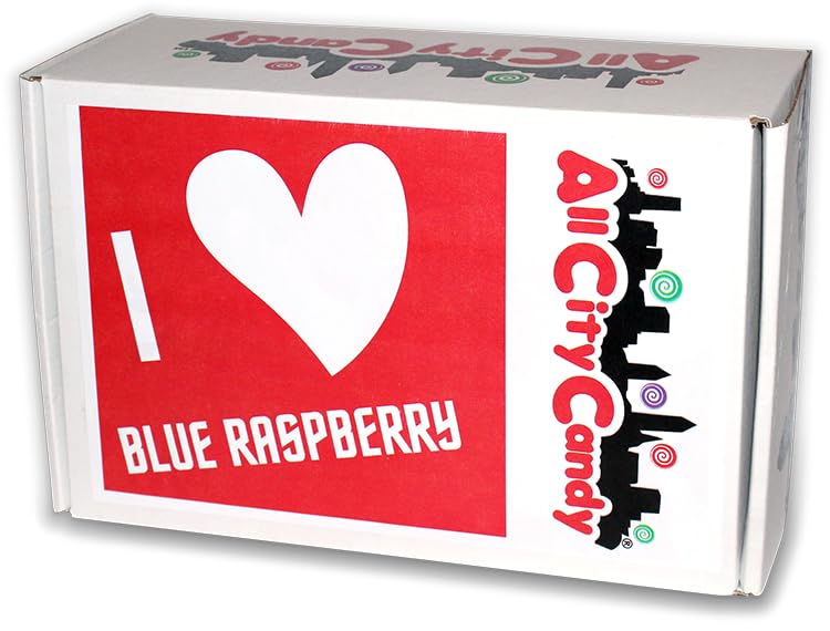 All City Candy- I Heart Blue Raspberry Candy Assortment Gift Box