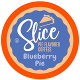Slice Coffee Blueberry Flavored Coffee Pie for Keurig K Cup Brewers, Blueberry Pie, 40 Count