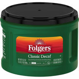Folgers Decaf Coffee, Ground Coffee, Classic Medium Roast, 19.2 Ounce Canister