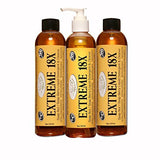 NaturOli EXTREME - (3 Pack) 18X Soap Berry Liquid Laundry Soap - All Natural Detergent And Cleaner - Highly-Concentrated, Sulfate-Free, Allergy-free