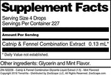 Catnip & Fennel Combination Glycerite Liquid Extract (1:5) - Mint Flavored (1 oz, ZIN: 522236) - 3 Pack