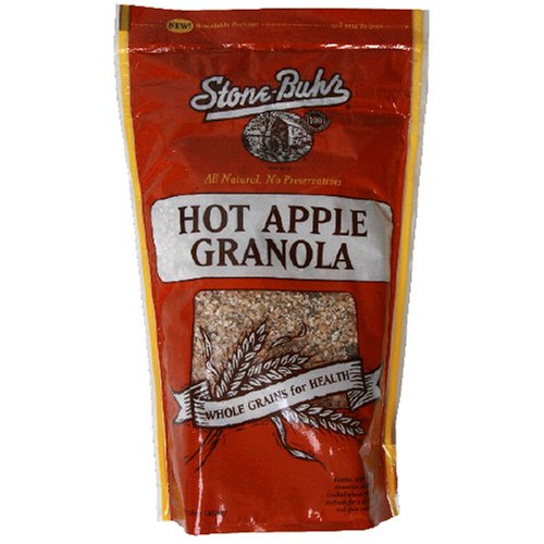 Stone-Buhr Granola, Hot Apple, 16-Ounce Bags (Pack of 6)