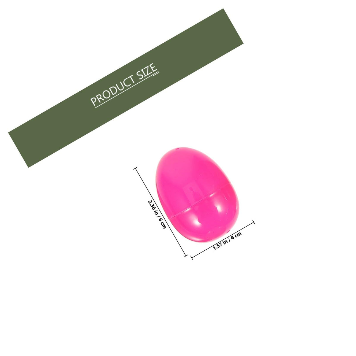 Garneck 50pcs Fillable Plastic Easter Eggs Decorative Openable Egg Party Favors Candy Boxes for Home And School