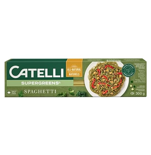 Catelli SuperGreens Spaghetti Pasta, 300g/10.6 oz