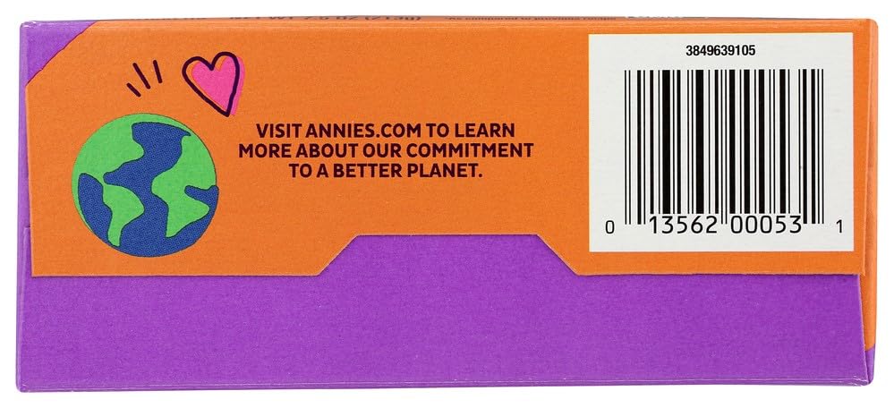 Annie's Organic Cheddar Squares, Baked Cracker Snacks, 7.5 oz