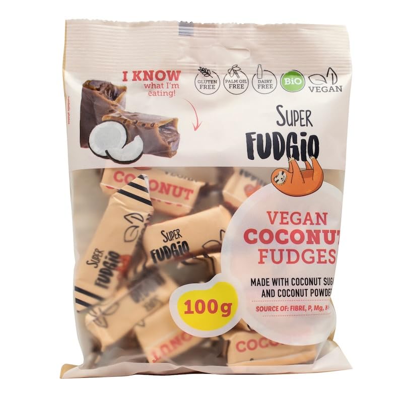 Me Gusto SF Organic & Vegan Coconut Fudge 100g (4 pcs)