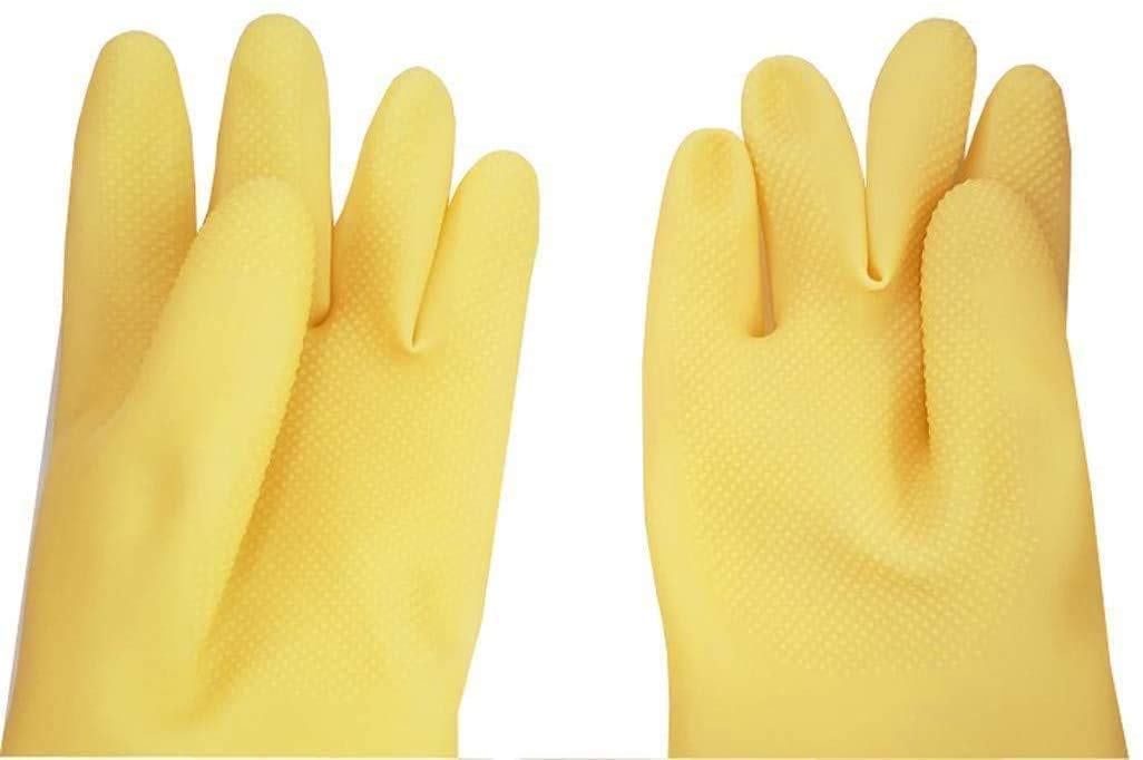 SUNRISE Carnation Latex Glove for Dish Washing/Cleaning/Multi Purposes #400 (1)