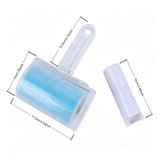 Reusable Lint Roller for Pet Hair - Washable Sticky Picker Set, 2-in-1 Portable & Standard Roller, Eco-Friendly No Refills, Removes Dog & Cat Fur from