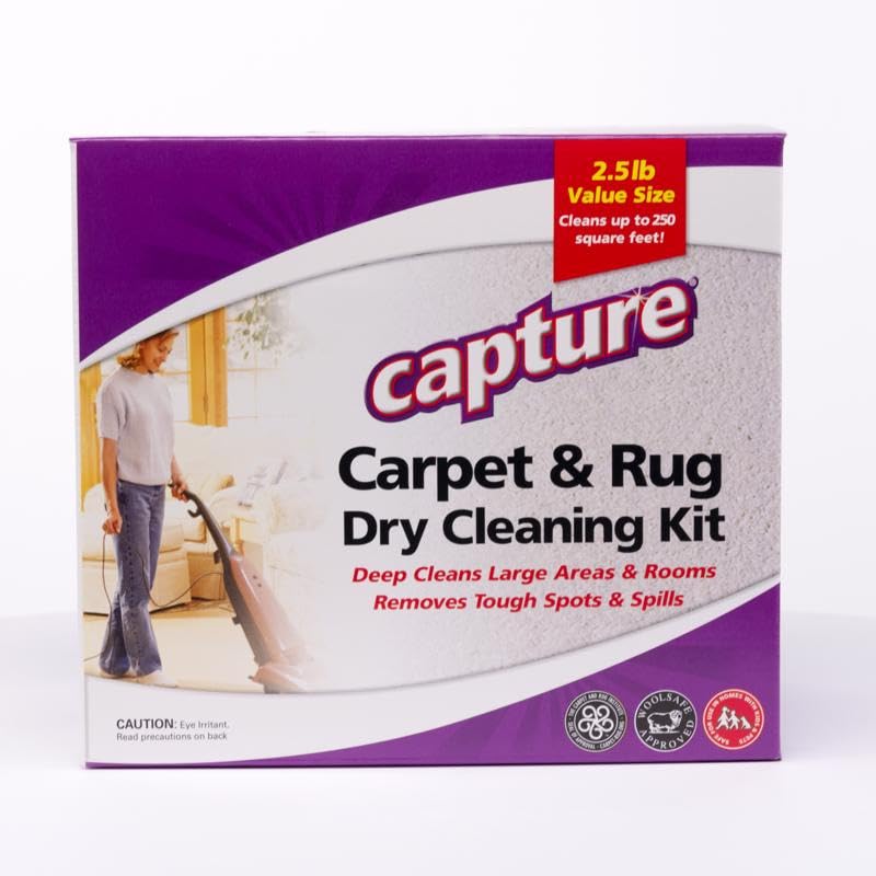 Capture Premium Lemon Scent Carpet Cleaner 2.5 lb. Powder - Case of: 1