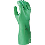 SHOWA 731 Biodegradable Nitrile Chemical Resistant Safety Glove with Cotton Liner, Food Safe, 15 Mil Thick, 13" Length, X-Large (12 Pair)
