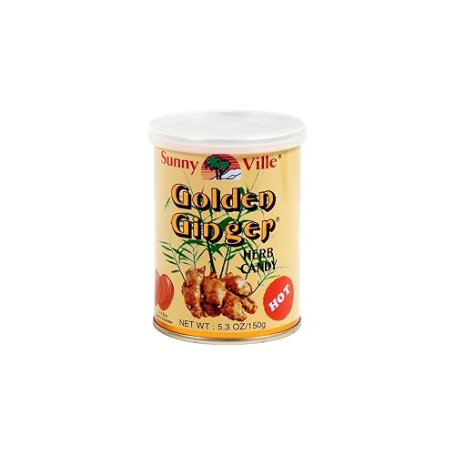 Golden Ginger Hard Candy - 4.40oz/can (Solstice)