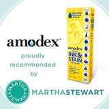 Amodex Ink and Stain Remover - Cleans Marker, Ink, Crayon, Pen, Makeup from Furniture, Skin, Clothing, Fabric, Leather - Liquid Solution - 4 fl oz