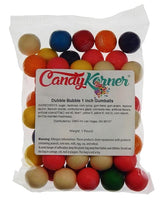 Dubble Bubble Assorted Gumballs 1 inch Diameter - 1" - 1 pound (16 OZ)