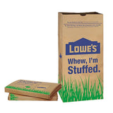 Lowe's 30 Gallon Heavy Duty Brown Paper Lawn and Refuse Bags for Home and Garden (10 Count), Large (LOWESLL)