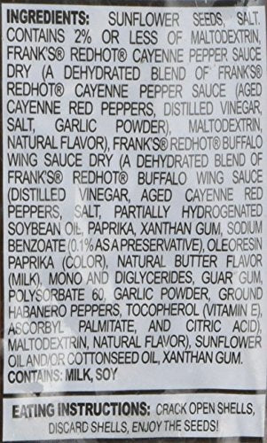 BIGS Bold and Tangy Buffalo Wing Sunflower Seeds 5.35 Ounces