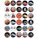 30 x Edible Cupcake Toppers - Racing Cars Themed Collection of Edible Cake Decorations | Uncut Edible on Icing Sheet