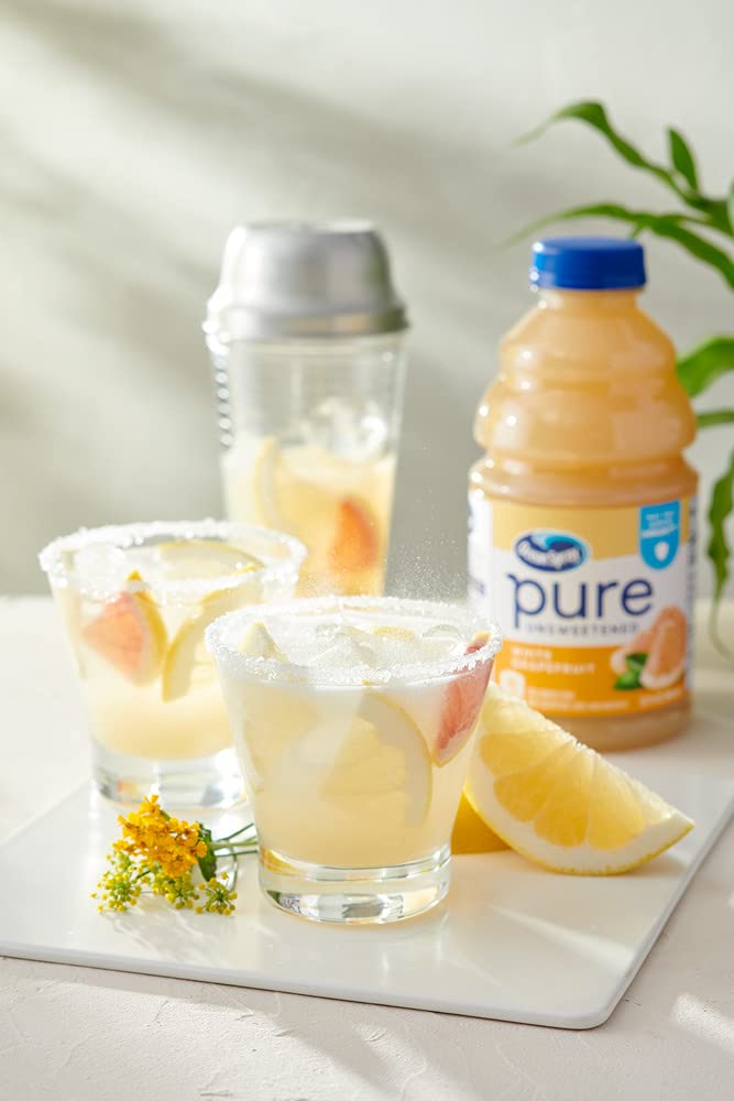 Ocean Spray® Pure Unsweetened White Grapefruit, 100% White Grapefruit Juice, 32 Fl Oz Bottle, (Pack of 8)