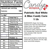 Candy Retailer Patriotic Red White & Blue Candy Corn 1 Lb