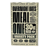 Kreatures of Habit MEAL ONE | Overnight & Instant Oats Superfood Protein Meal Replacement | Gluten Free, Dairy Free, 30g of Plant Based Protein