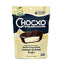 Chocxo Organic Dark Chocolate Lemon Creme Cups, 3.45 OZ