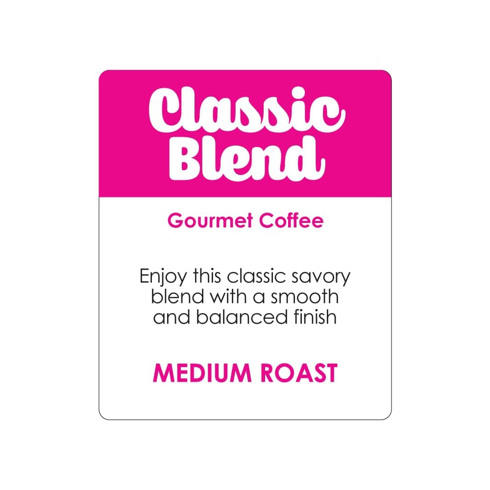 Donut Café - Coffee Gourmet Pods, Classic Blend, Medium Roast - Non-GMO, Gluten Free - Compatible with Keurig K Cup Brewers - Smooth & Delicious - 80