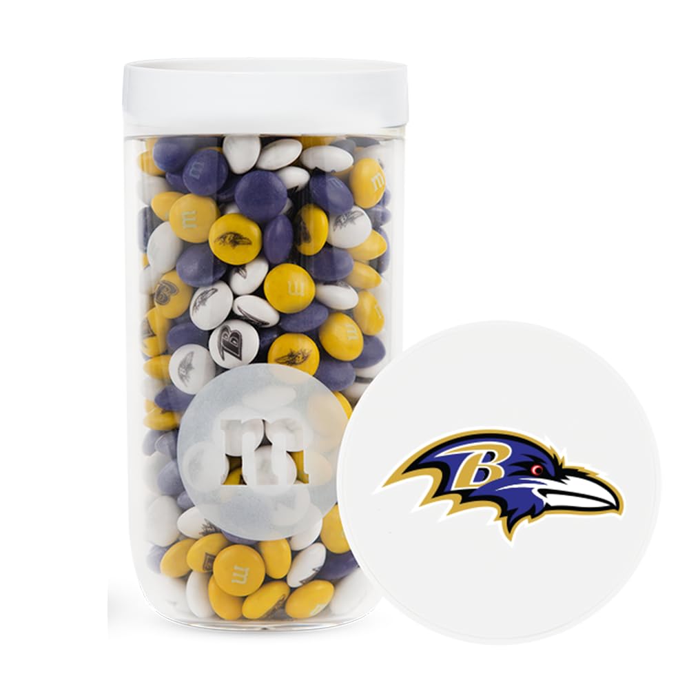M&M'S NFL Baltimore Ravens Milk Chocolate Gift Jar, 12.7 oz