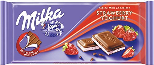 Milka Milk Chocolate with Caramel Filling, 100g (PACK OF 5)