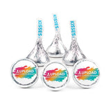 108ct Personalized Stickers for Kisses - Add Your Artwork (Stickers Only)