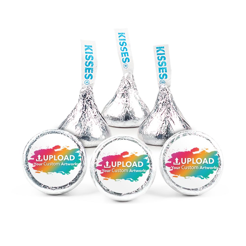 108ct Personalized Stickers for Kisses - Add Your Artwork (Stickers Only)