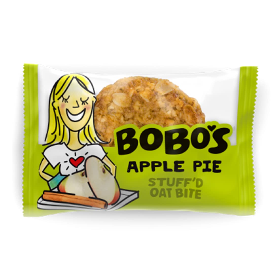 Bobo's Oat Bites Fruit Bites Variety - 15 Apple Pie & 15 Lemon Poppyseed, Whole Grain Oats, Plant Based, Non-GMO, Gluten Free Breakfast Bars, Healthy