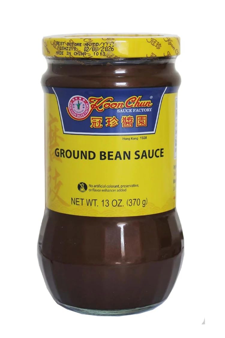 Koon Chun Ground Bean Sauce, Traditional Chinese Condiment, 13 oz (370g)