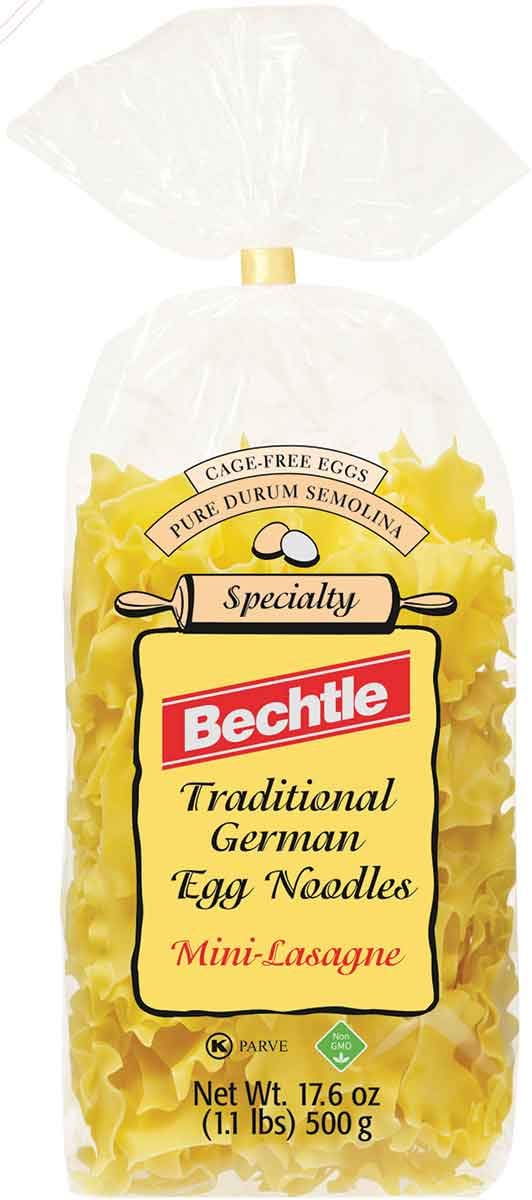 Bechtle Mini-Lasagne Traditional German Egg Noodles, 17.6 Ounce