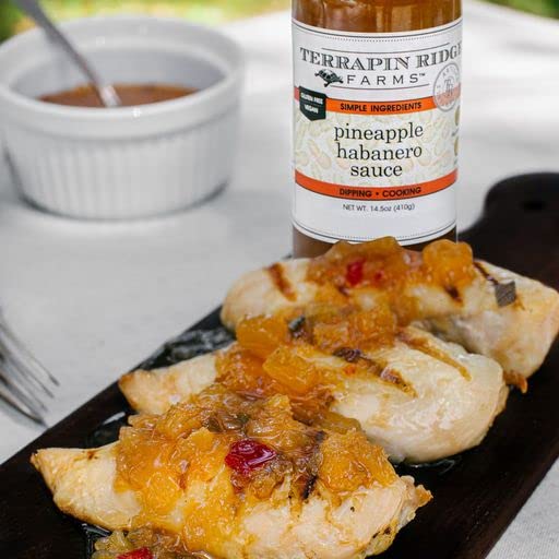 Terrapin Ridge Farms Sauce, Roasted Pineapple and Habanero, 14.5 Ounce