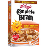 Kellogg's Complete Bran Breakfast Cereal, Fiber Cereal, Family Breakfast, Original, 11.6oz Box (1 Box)