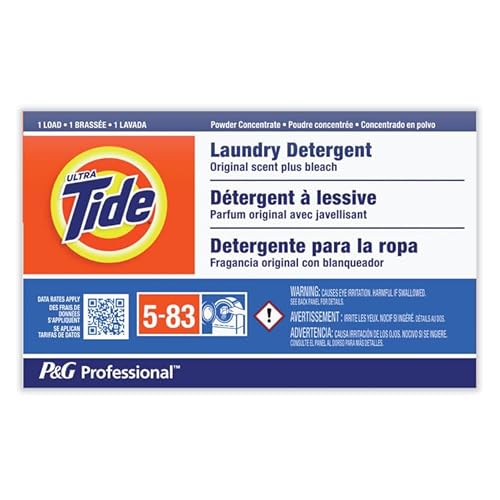 Procter & Gamble 08921 Powder Laundry Detergent Plus Bleach, Original Scent, 1.4 Oz Vending Box, 156/carton