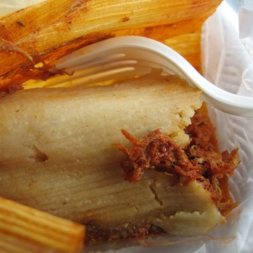 2 Dozen New Mexican Hatch Red Chile Pork Tamales.