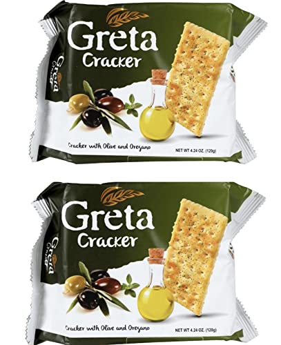 CABE Crackers with Olive and Oregano 2 Pack 4.23 oz each (bundle kc tingamajig) Charcuterie Dinner Party