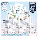 Glade PlugIns Scented Oil Refills, Morning Cotton Blossom, 5 Count, 0.67 fl oz Each, Long-Lasting Fragrance