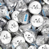 I Do Wedding Kiss Stickers - (3 Sheets, 3/4" Labels) Candy Not Included