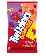 Twizzlers Gummies Peach Grape Lemonade & Cherry 7 oz. Bag