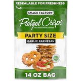 Snack Factory Garlic Parmesan Pretzel Crisps, 14 OZ Party Size Bag